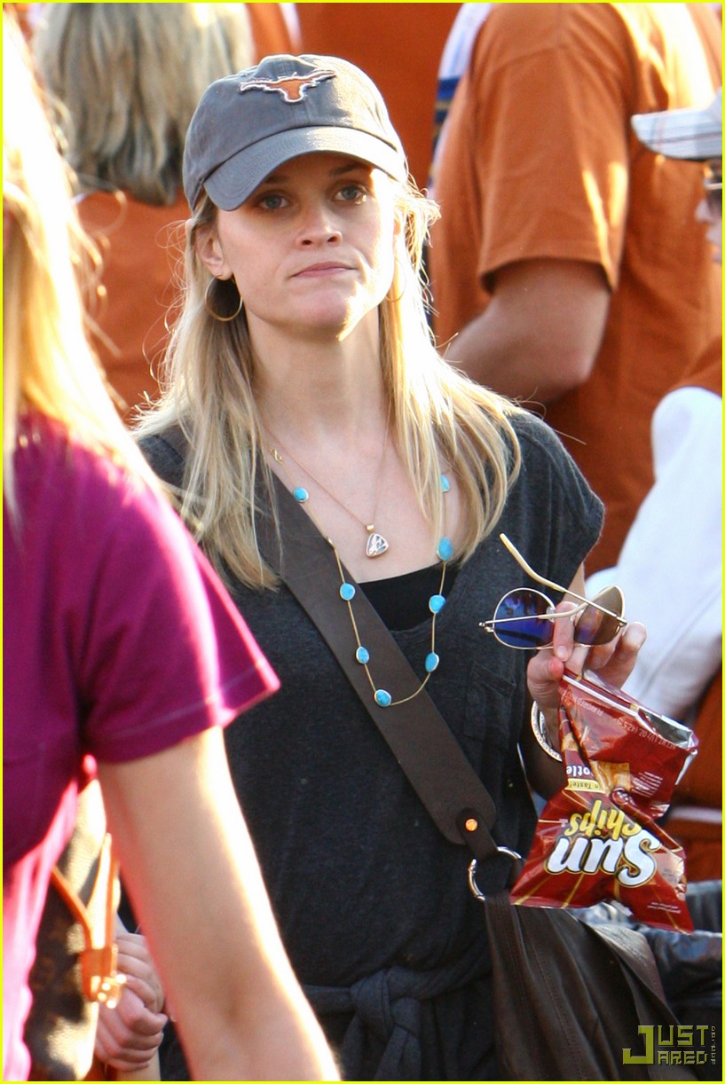 *EXCLUSIVE* Matthew McConaughey and Reese Witherspoon support their Texas Longhorns